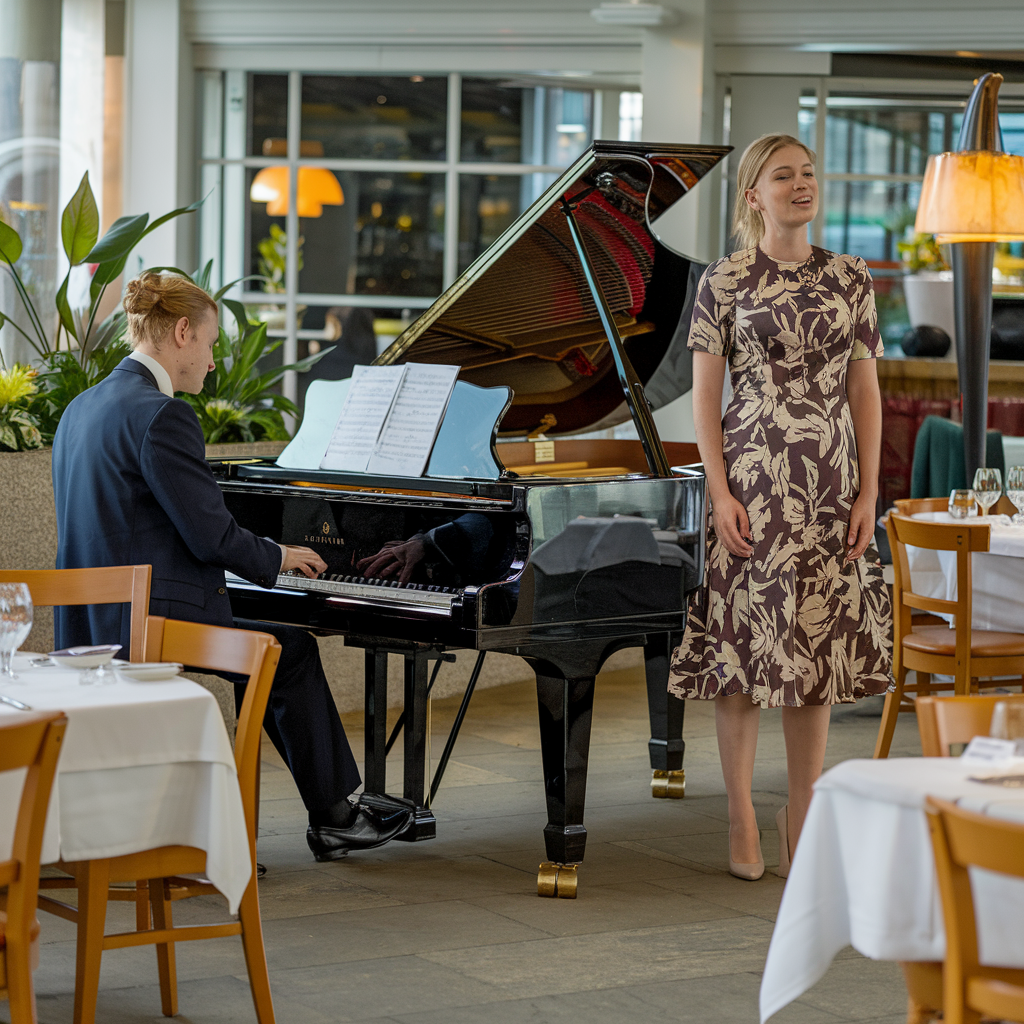 Musicians Performing at Gastronomy Taste